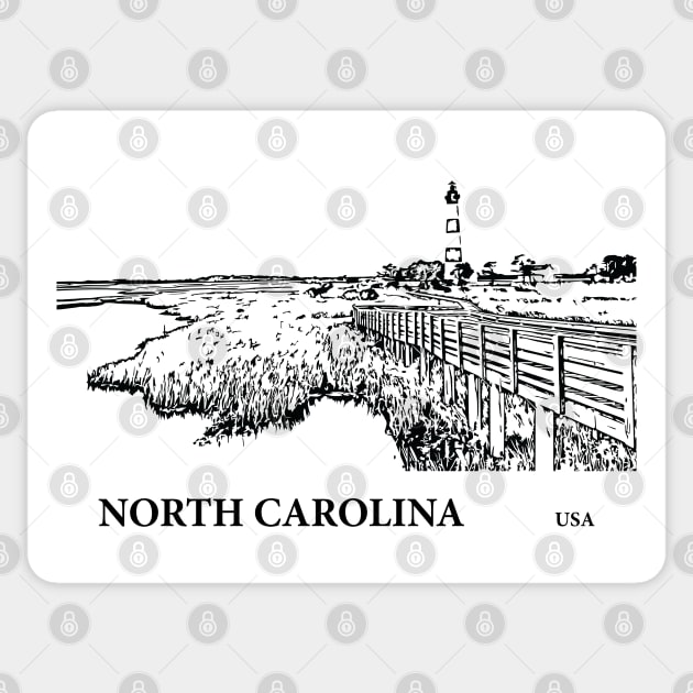 North Carolina USA Sticker by Lakeric